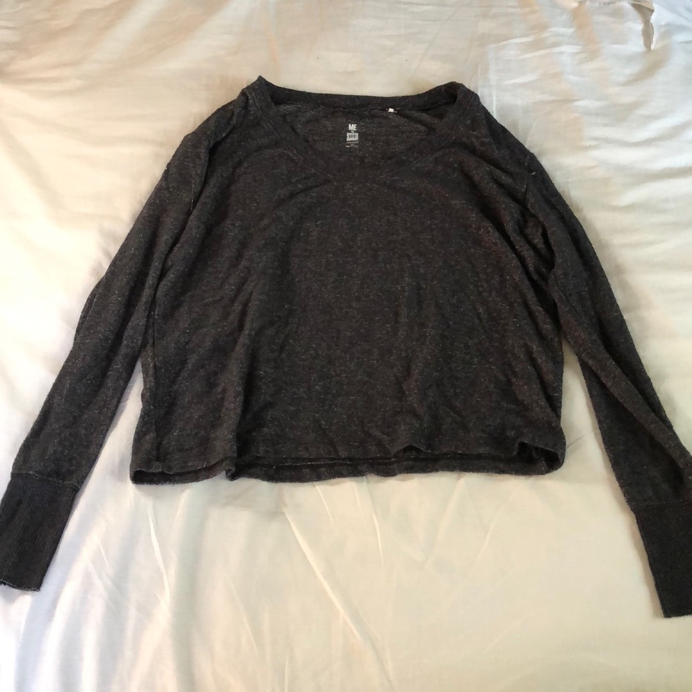 Grey black sweater